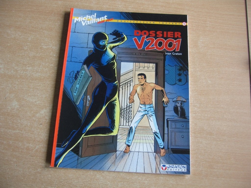Dossier V2001 - Eerste druk 2003., Livres, Jean Graton, Enlèvement ou Envoi, Une BD, Comme neuf