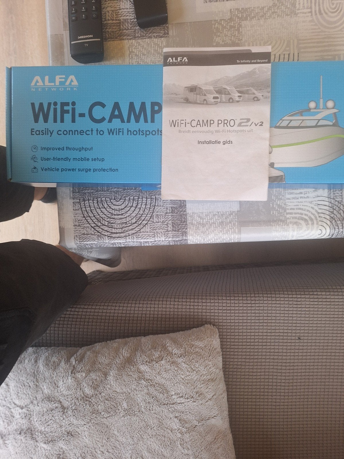 Wifi Camp pro 2v2, Enlèvement