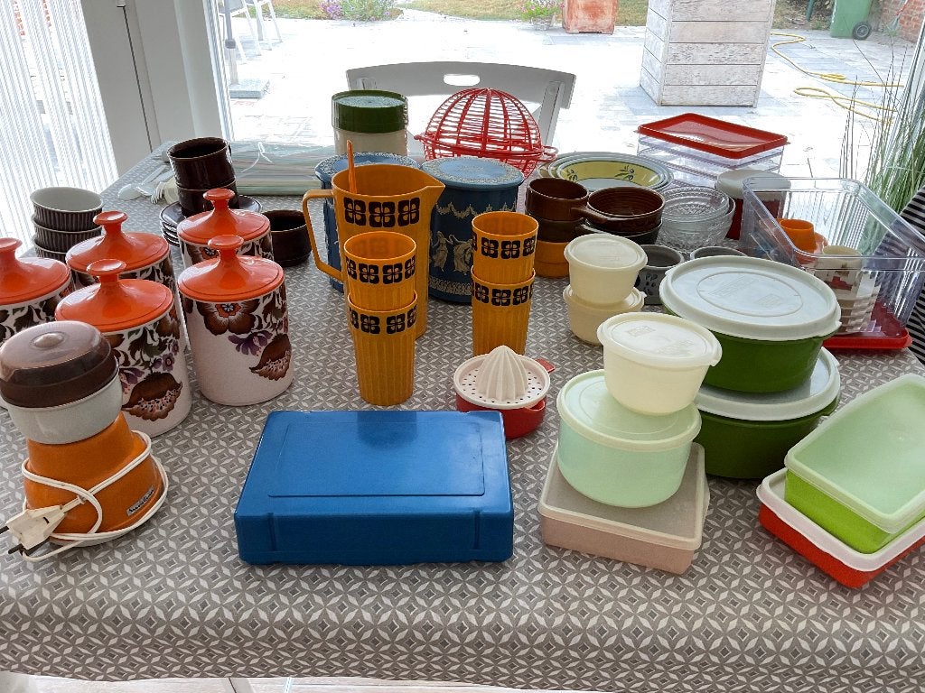 Retro keukenbenodigdheden, Huis en Inrichting, Keuken | Keukenbenodigdheden, Ophalen, Zo goed als nieuw