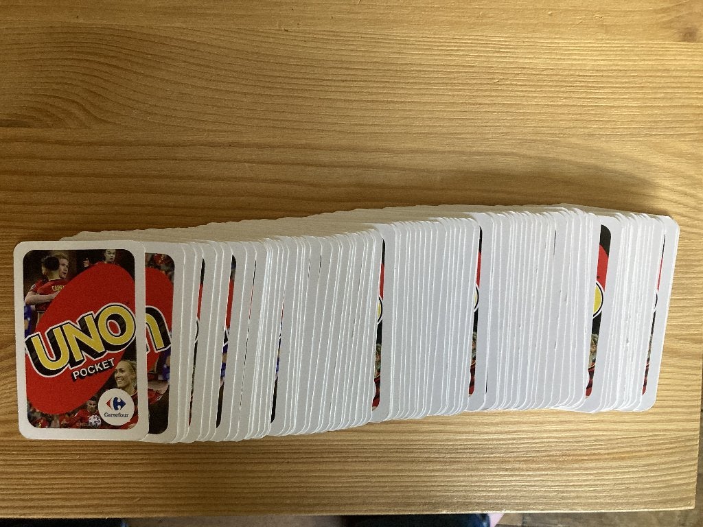 Kaartspellen allerlei: uno - ligretto - beverclan - kwartet, Hobby en Vrije tijd, Een of twee spelers, Ophalen, Gebruikt
