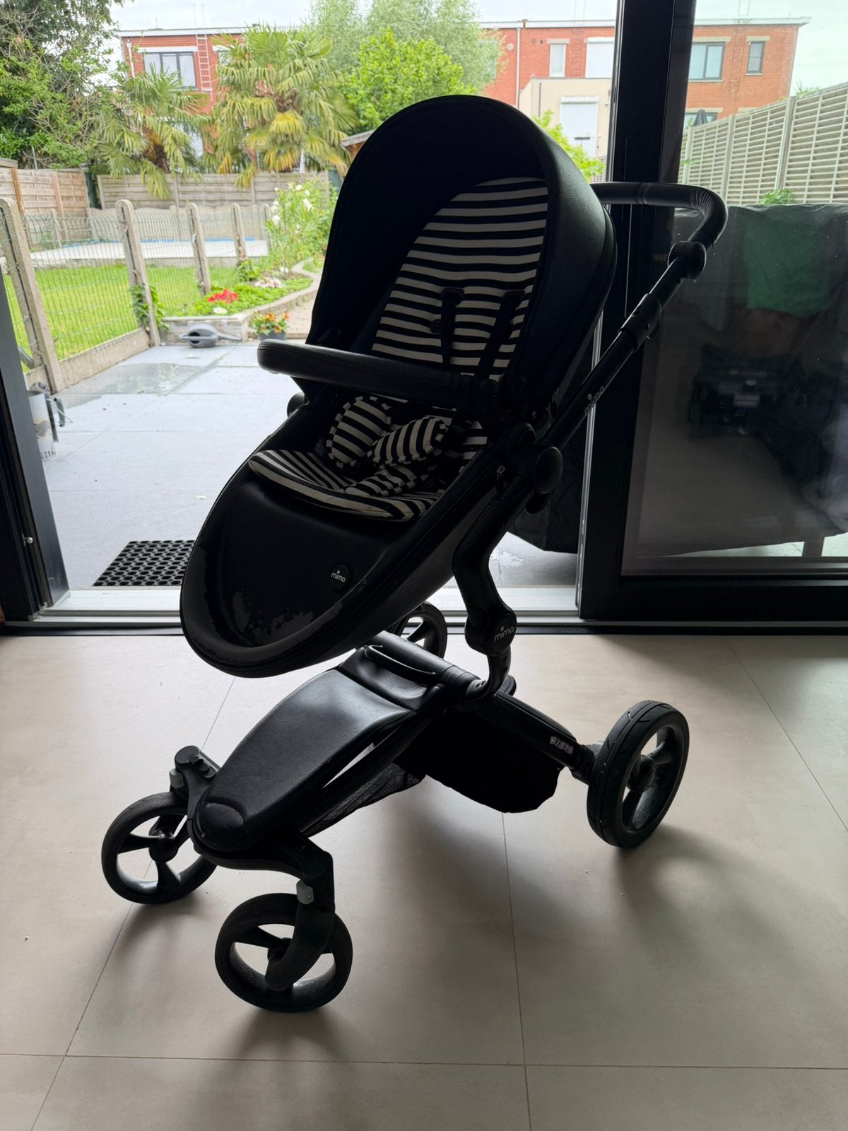 Mima 3in1 kinderwagen + Parasol, Tas, Mat, Ophalen, Gebruikt, Overige merken, Regenhoes