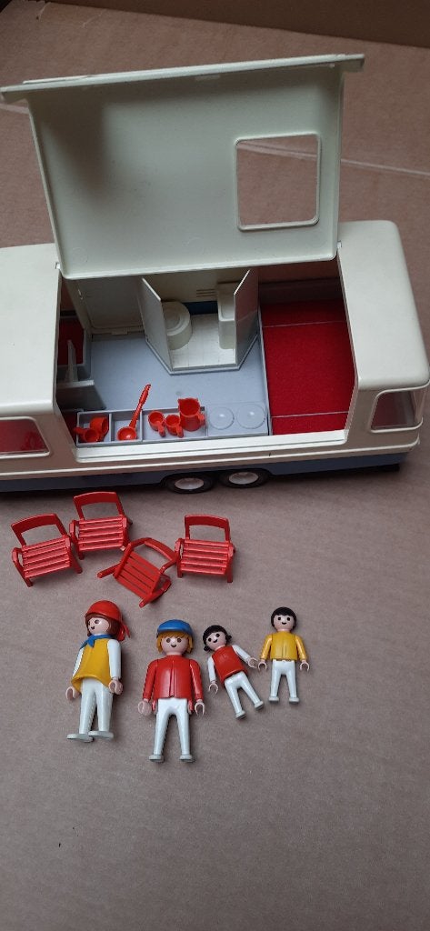 Vintage Playmobil 3588 - Caravan, Enlèvement ou Envoi, Autres séries, Kit complet, Utilisé