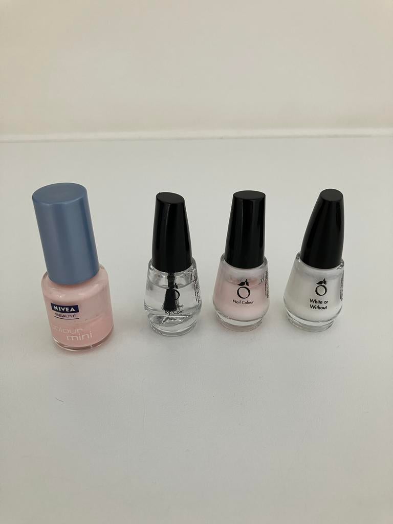 Herome nagellak set French manicure mini flesjes, Ophalen of Verzenden, Zo goed als nieuw, Roze