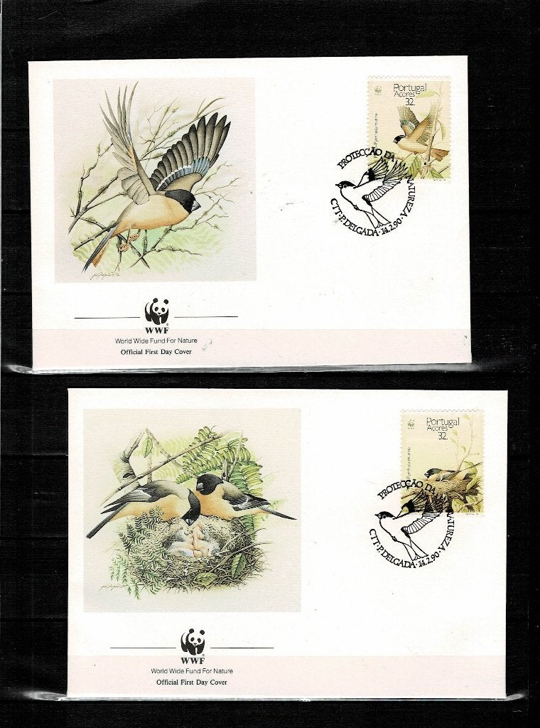 EUROPE ACORES 4 FDC ( PREMIER JOUR D'EMISSION) - 2 SCANS, Enlèvement, Autres pays