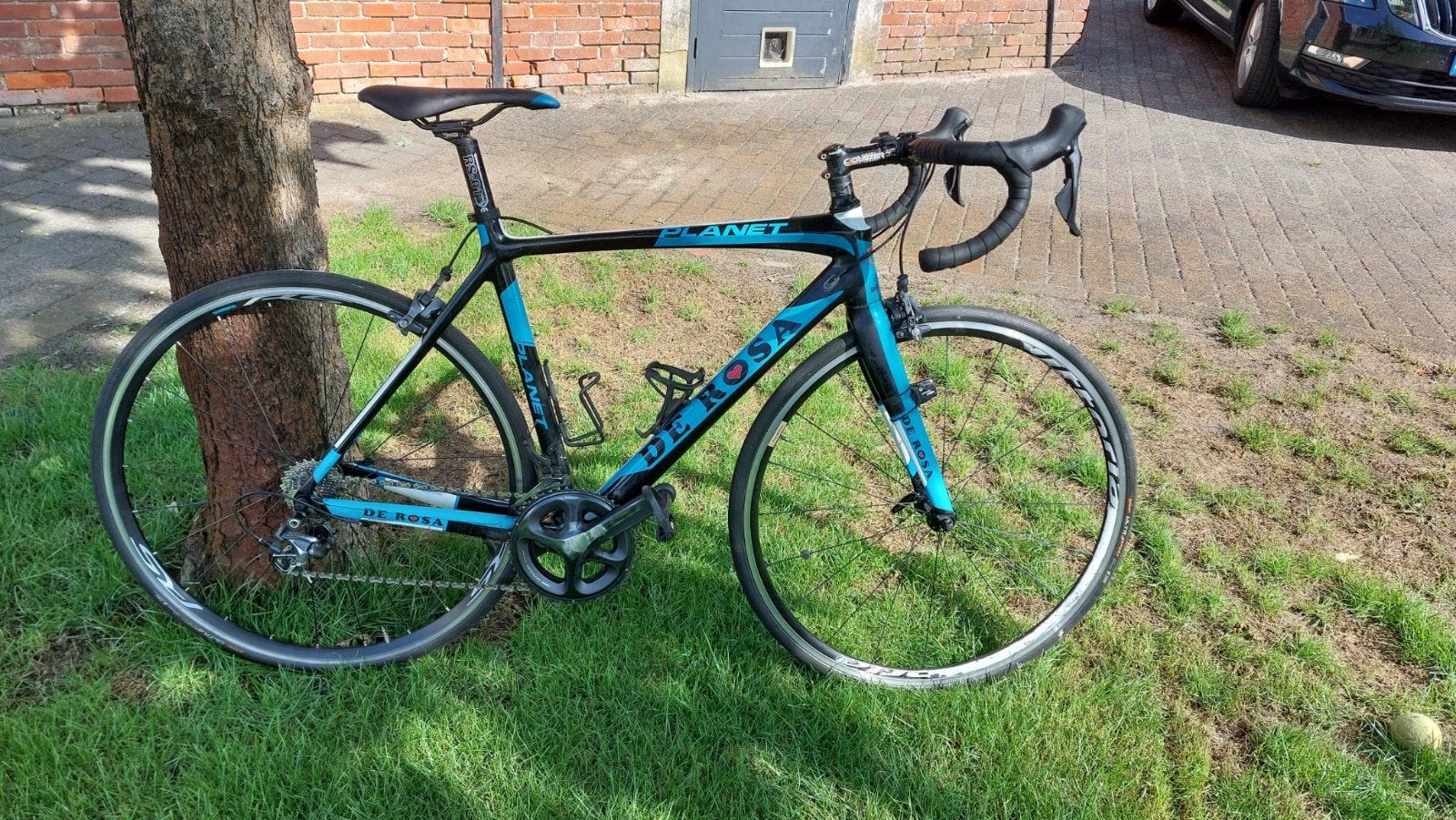 De Rosa carbon racefiets maat 53, Autres marques, Frein sur jante, Enlèvement, 28 pouces