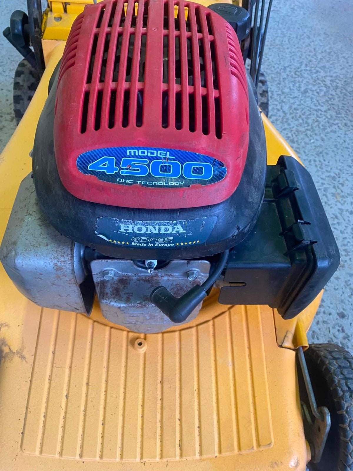 Honda grasmaaier, Ophalen