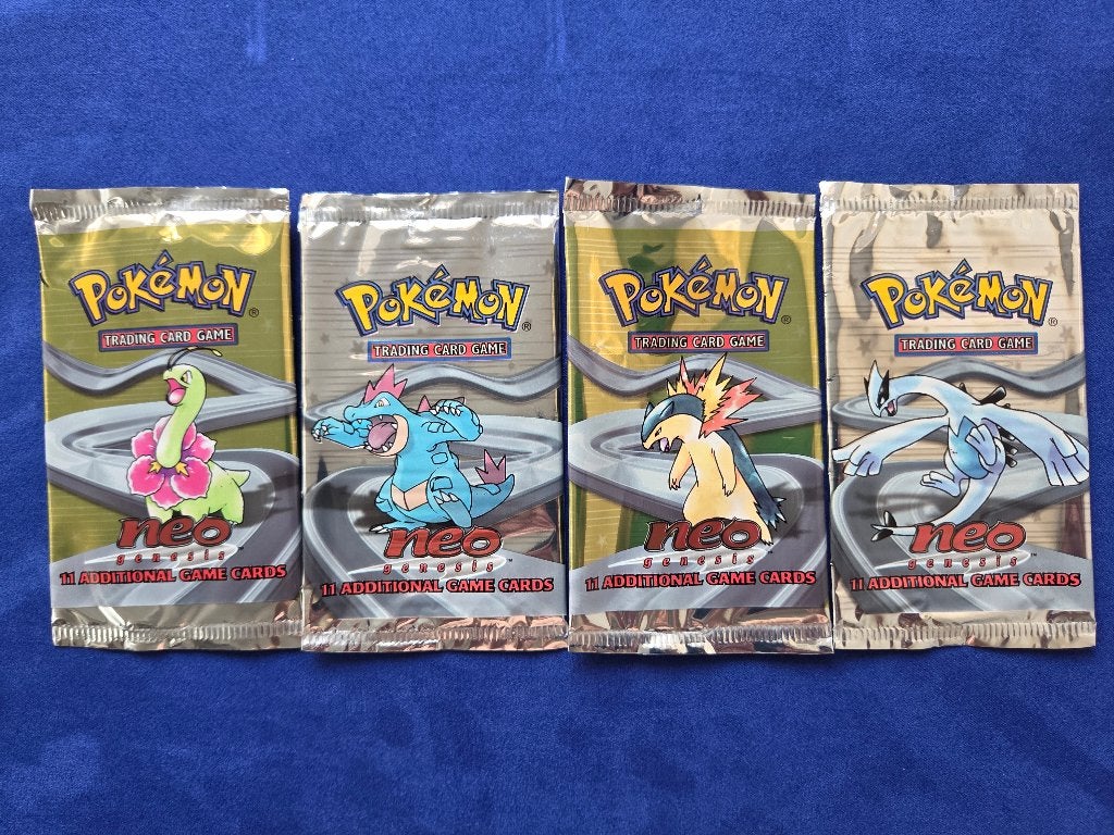 Pokémon Neo Genesis Booster Packs: Art set - LEGE pakjes, Enlèvement ou Envoi, Utilisé, Booster