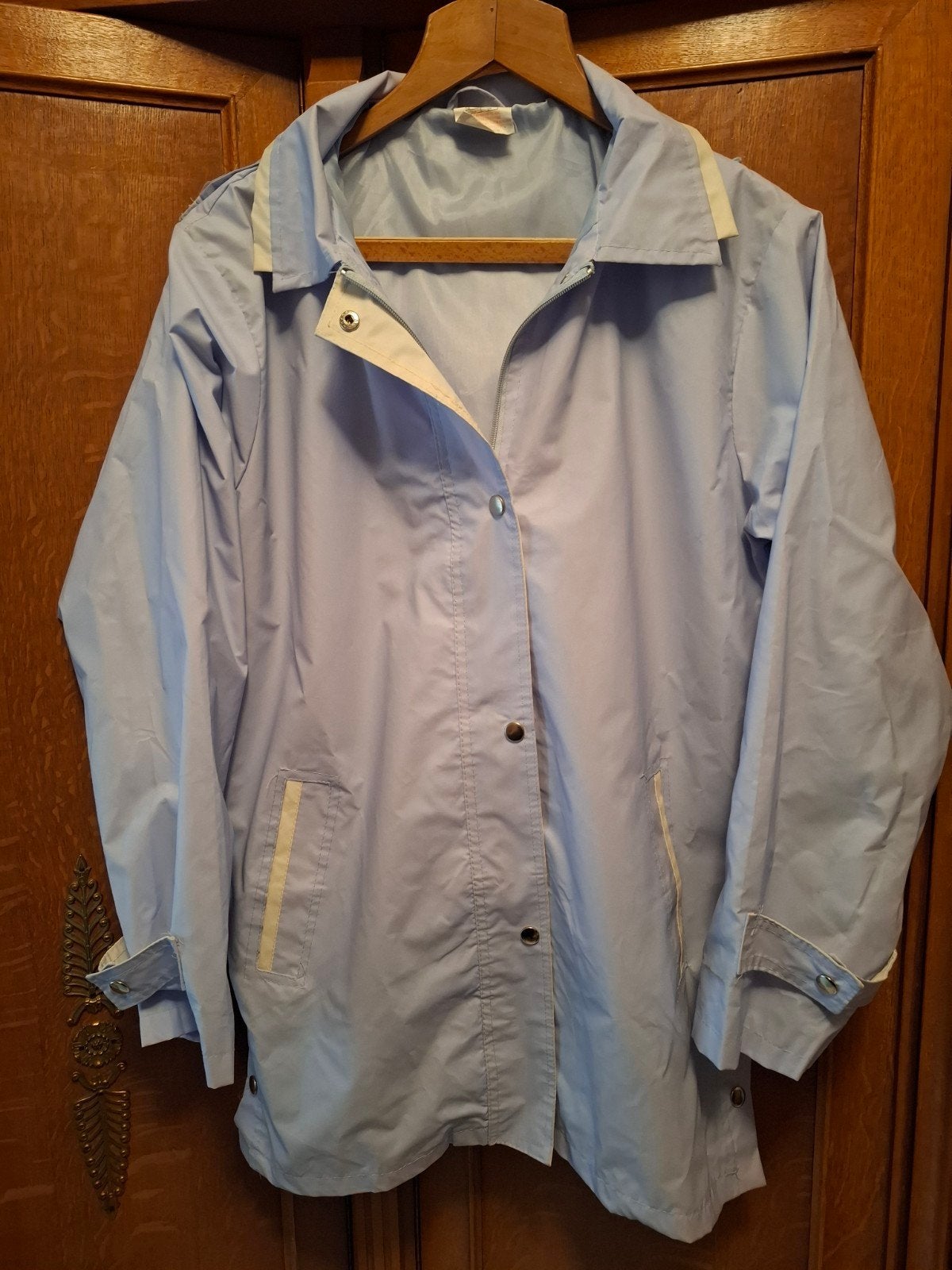 Veste imperméable/capuche amovible, Anne de Lançay, Enlèvement ou Envoi, Taille 36 (S), Porté