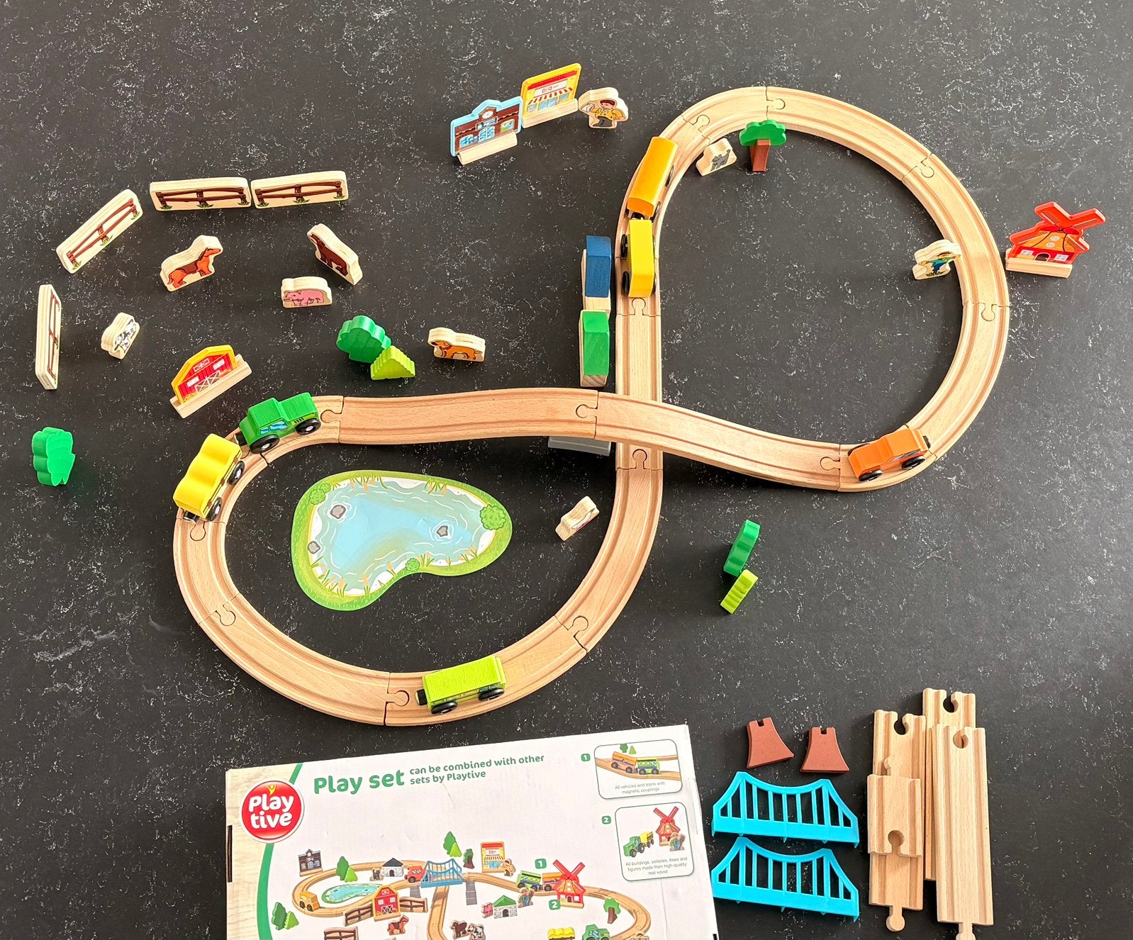 Train en bois Play Tive, Enfants & Bébés, Jouets | Circuits, Comme neuf, Circuit, Enlèvement ou Envoi
