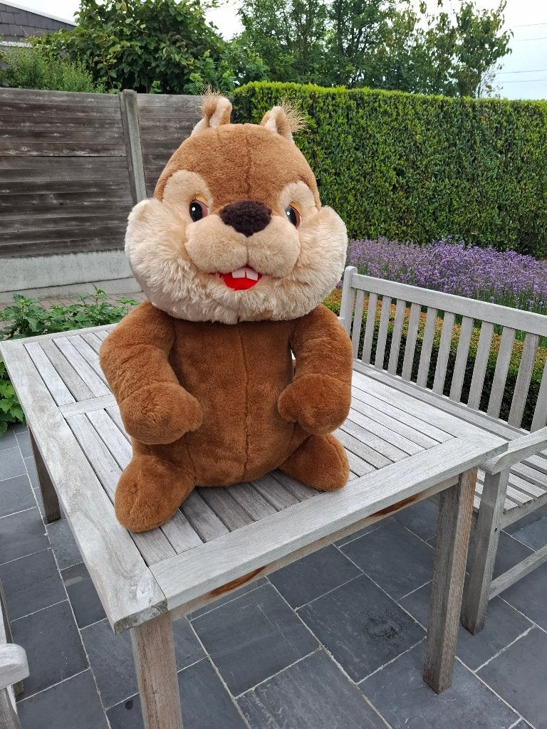 Knuffel hamster, Kinderen en Baby's, Speelgoed | Knuffels en Pluche, Ophalen, Zo goed als nieuw, Hamster
