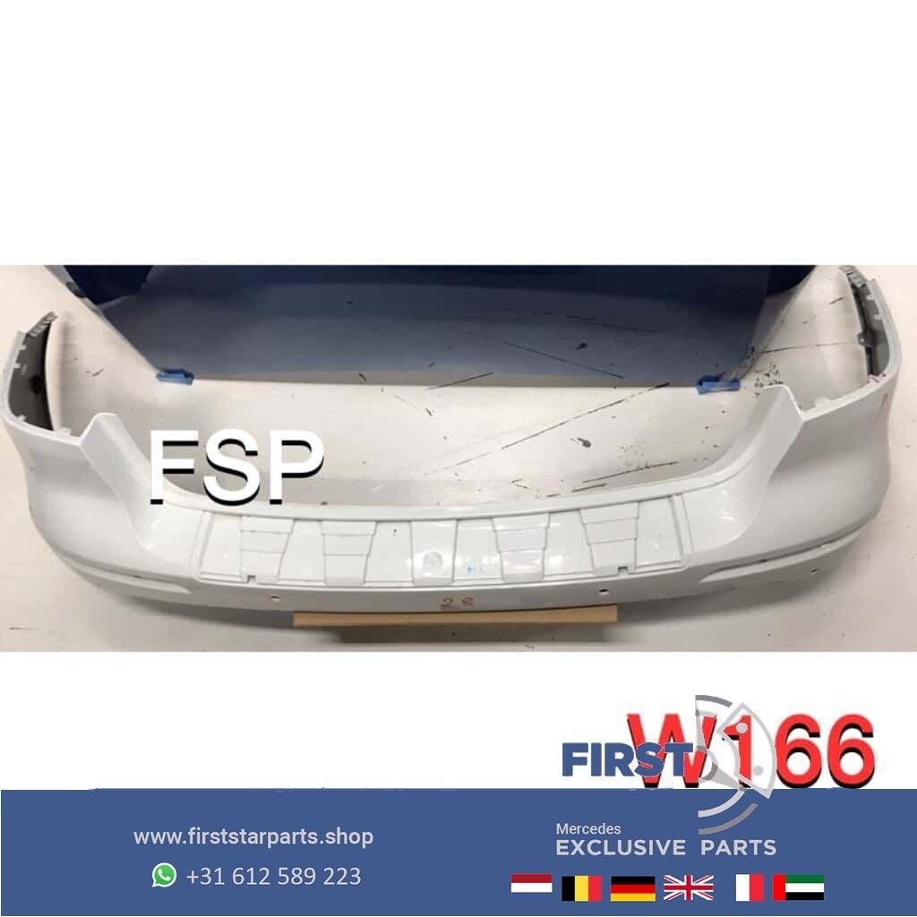 W166 achter bumper WIT origineel Mercedes ML GLE, Gebruikt, -, Ophalen of Verzenden, Achter