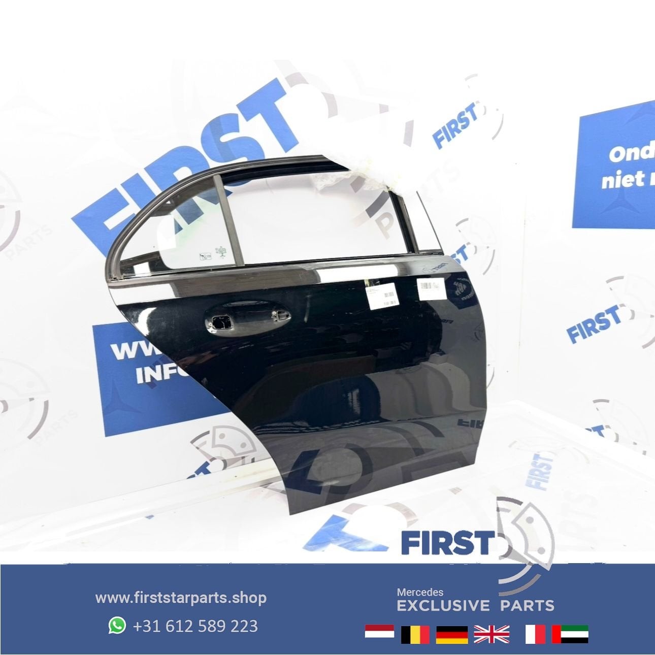 W177 DEUR RECHTSACHTER ZWART A KLASSE PORTIER COMPLEET 2018-