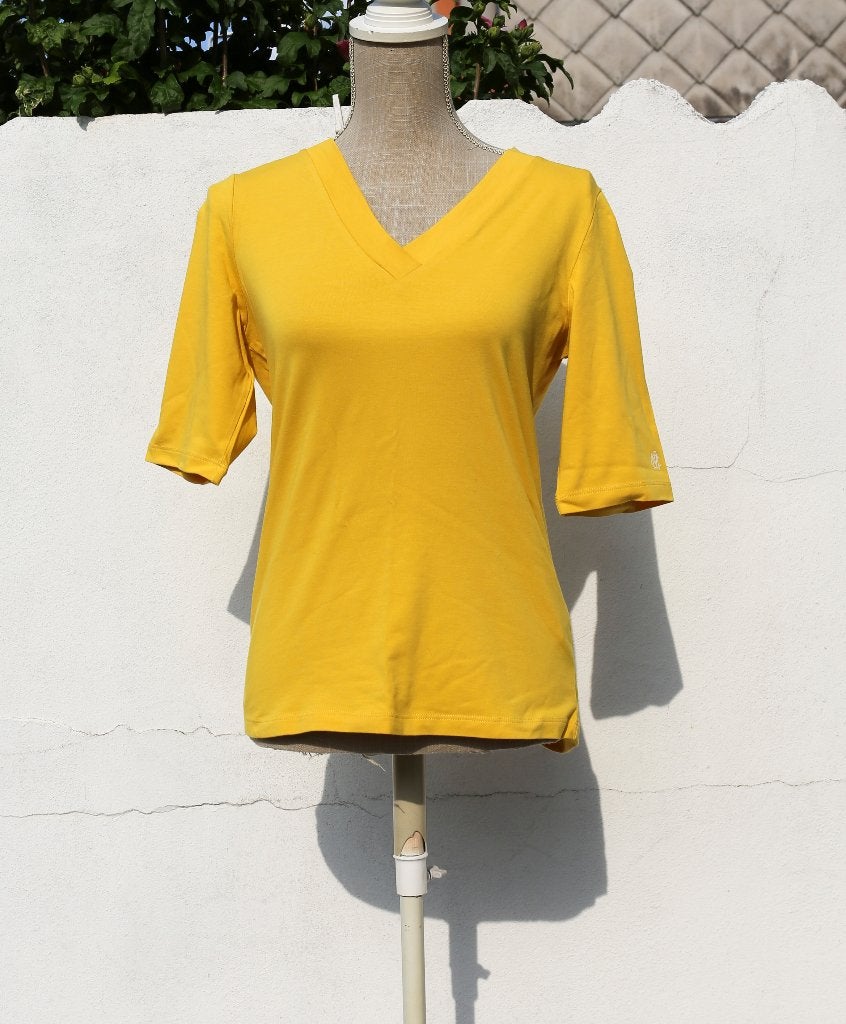 Tshirt jaune Margittes T38, Taille 38/40 (M), Margittes, Comme neuf, Jaune