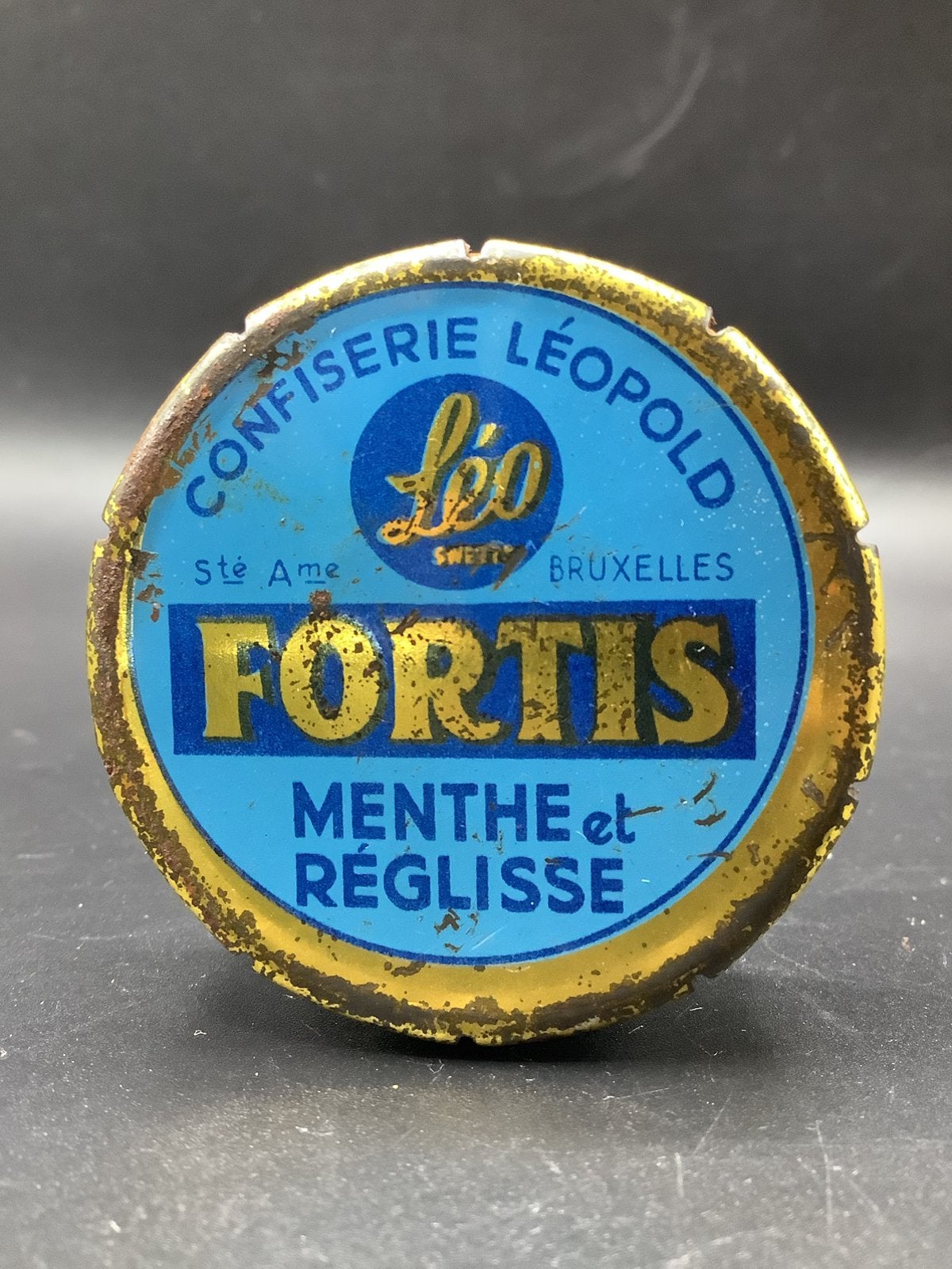 Ancienen boite Fortis Léo (Bruxelles), Collections, Enlèvement ou Envoi, Comme neuf, Café