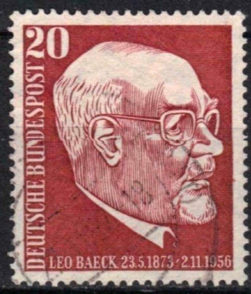 Allemagne Bundepost 1957 - Yvert 152 - Leo Baeck (ST), Envoi, Affranchi