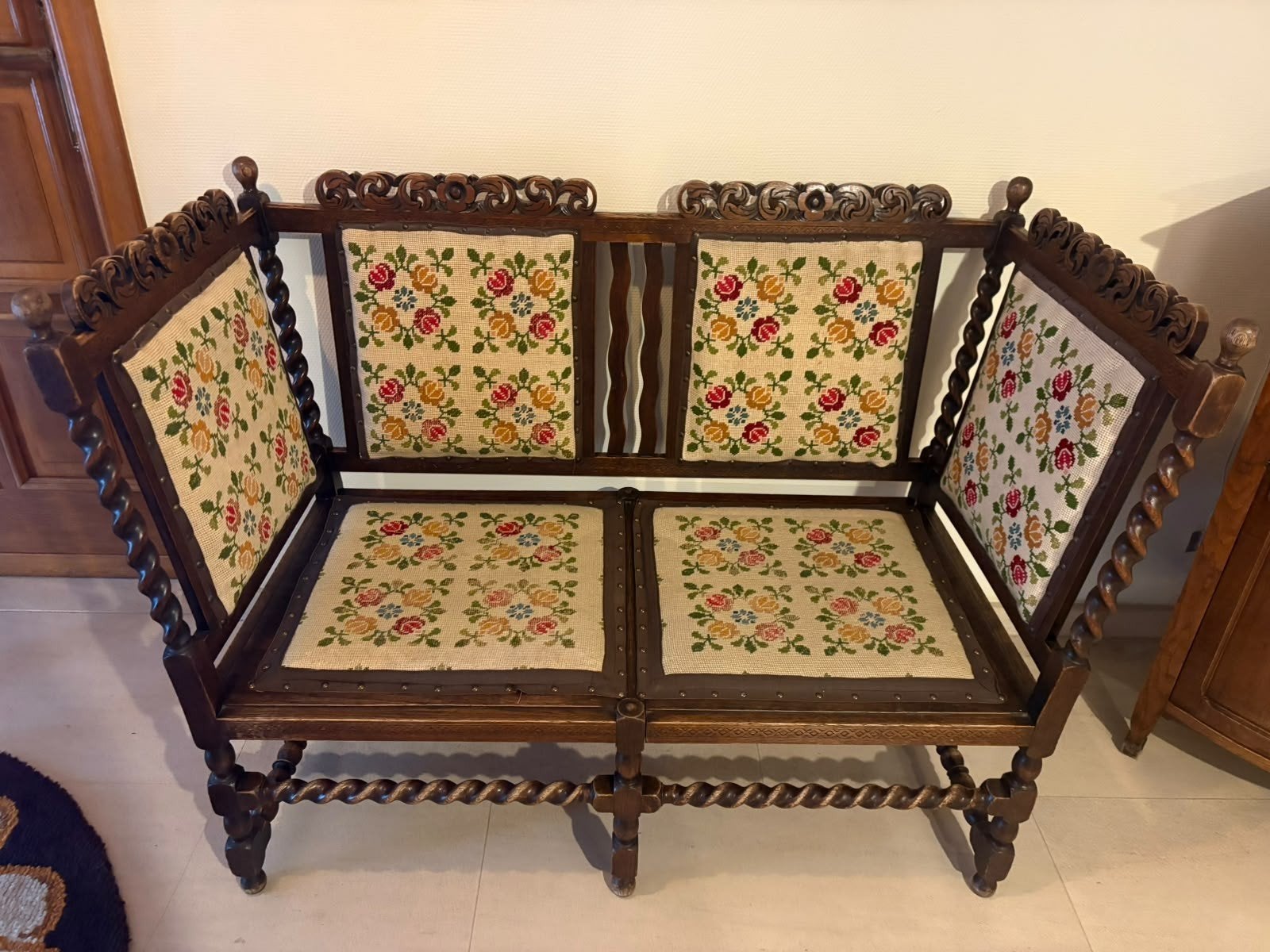 antieke stoelen, Ophalen