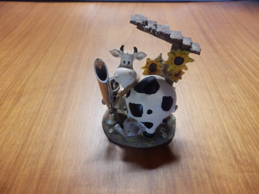 (41) -porte stylo vache, Ophalen of Verzenden, Zo goed als nieuw