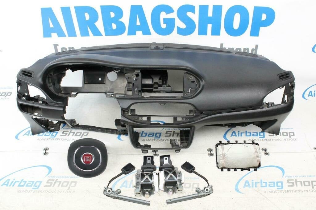 Airbag kit - Tableau de bord noir Fiat Tipo (2016-....), Autos : Pièces & Accessoires, Enlèvement ou Envoi, Utilisé