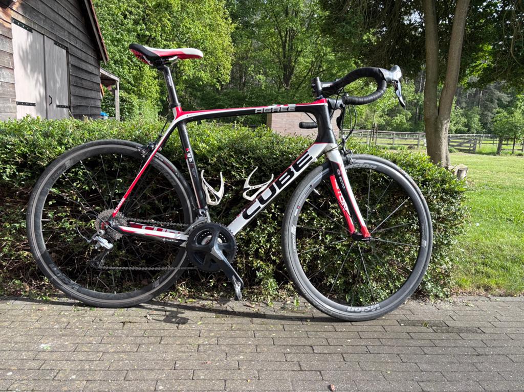 Cube GTC Agree carbon racefiets maat L, Fietsen en Brommers, Gebruikt, 57 tot 61 cm, Meer dan 20 versnellingen, Ophalen