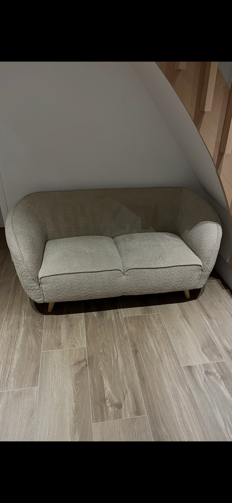 2 salon en tissus 2 places, 75 à 100 cm, Enlèvement ou Envoi, Utilisé, Deux personnes