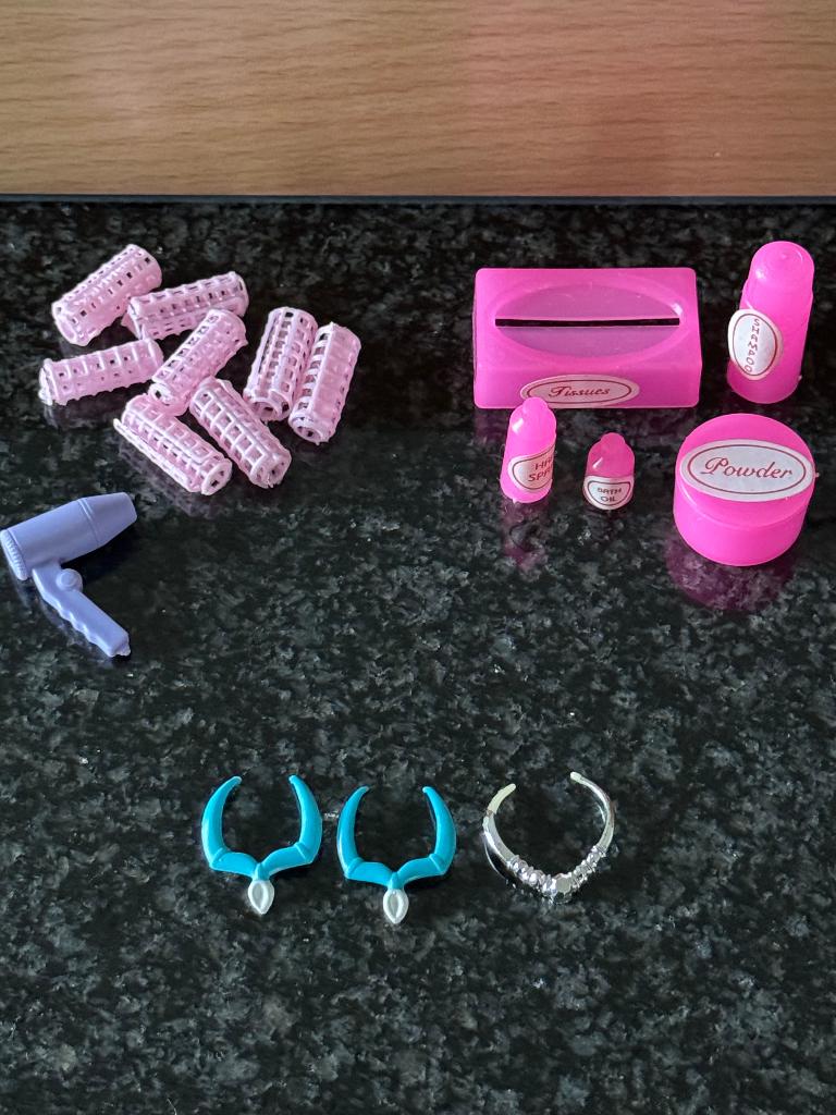 Barbie Haar, Juweel, verzorgingsset., Collections, Enlèvement ou Envoi, Utilisé, Accessoires