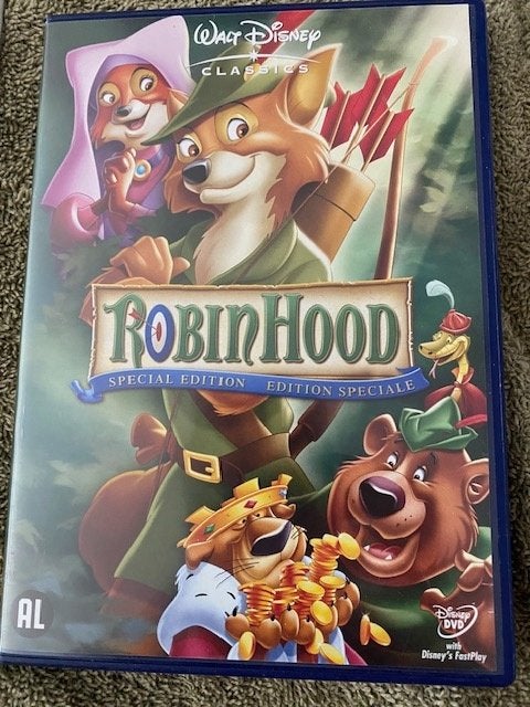 Robin Hood  DVD van Walt Disney Classics   Nieuwstaat, Français, Dessin animé, Tous les âges, Comme neuf
