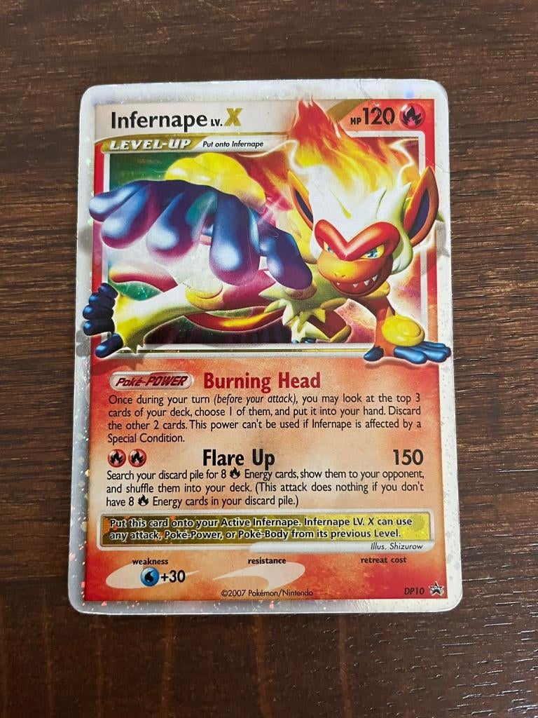 Pokemon Infernape LV.X - Diamond & Pearl Black Star Promos, Verzenden, Zo goed als nieuw