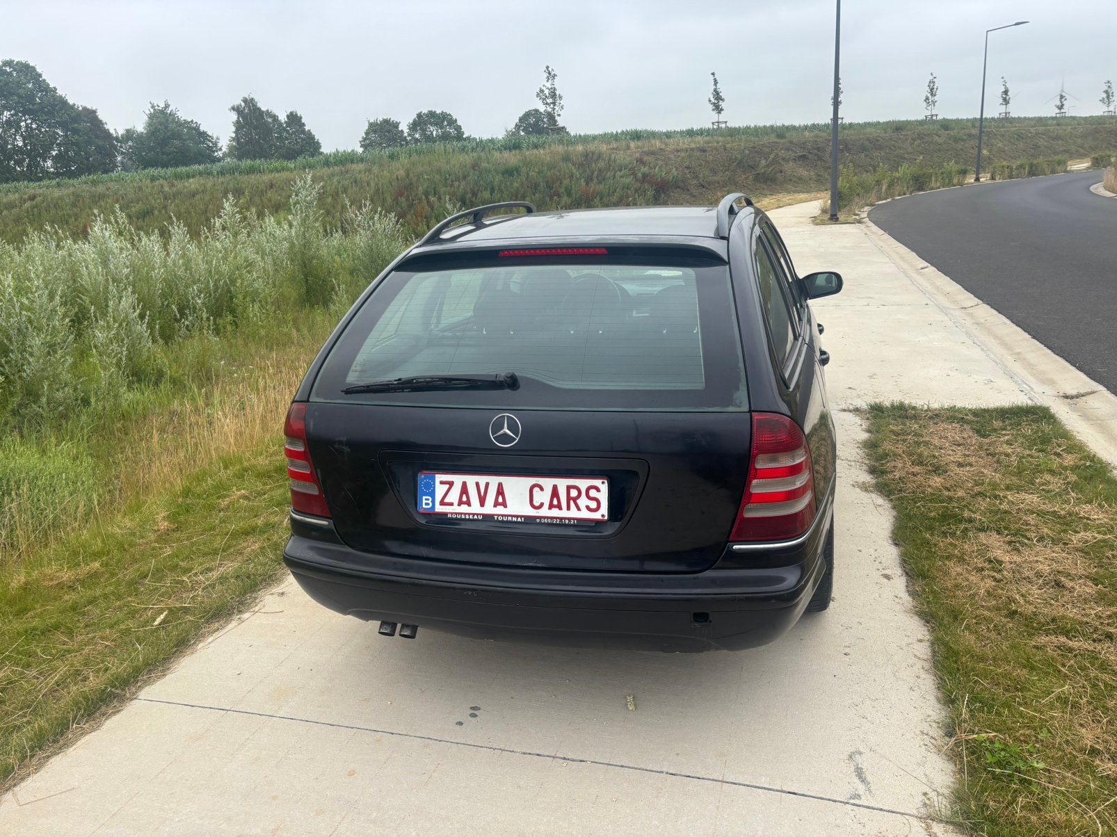 Mercedes classe C 220 CDI Breaks Avant-garde, Auto's, Mercedes-Benz, 100 kW, Zwart, 4 cilinders, Blauw