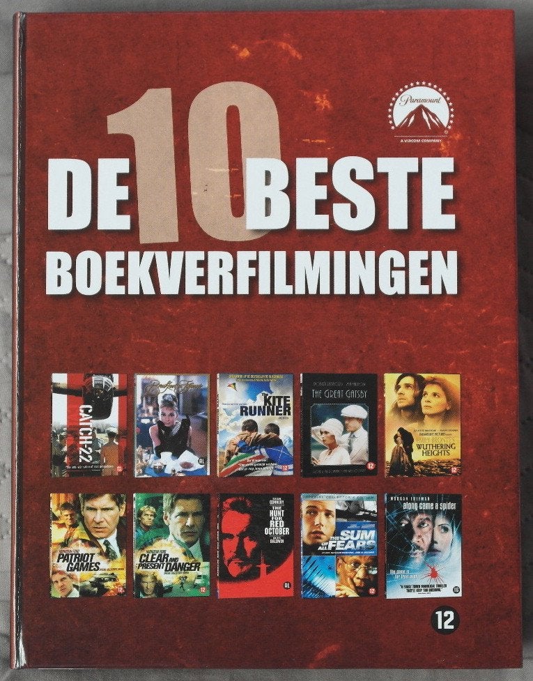 De 10 beste boekverfilmingen, Cd's en Dvd's, Ophalen of Verzenden, Zo goed als nieuw, Inclusief doosje