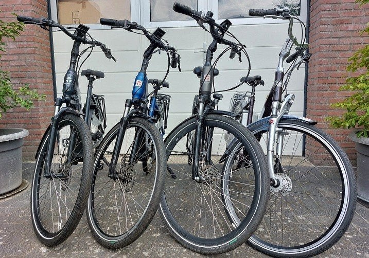 diverse jong gebruikte e-bike´s vanaf 1199,-- OP=OP, 51 tot 55 cm, Ophalen, Zo goed als nieuw