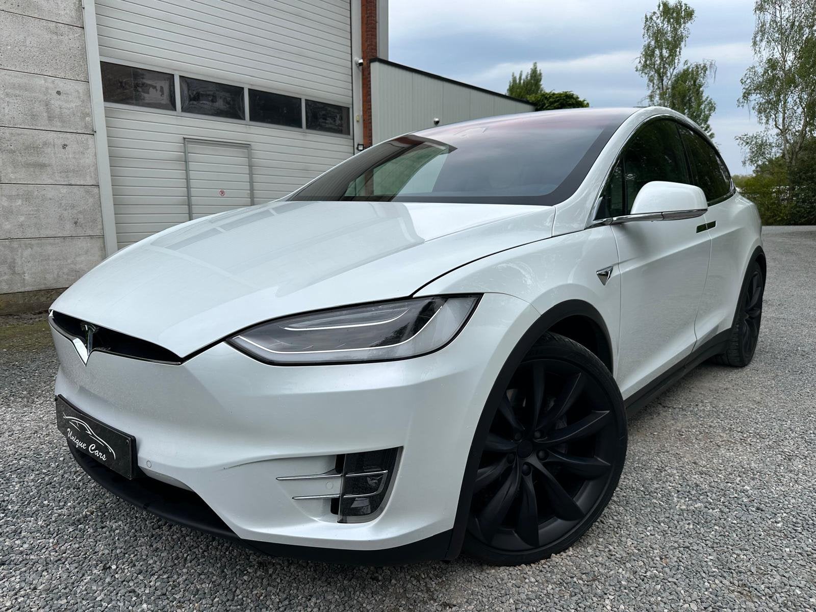 Tesla Model X 75D Dual Motor - 6 zit - Full White - 524PK, Auto's, Tesla, Model X, Bedrijf, 6 zetels, 386 kW