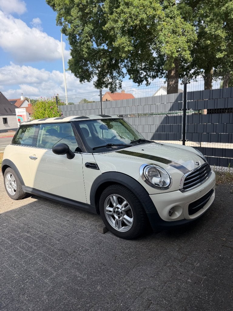 Mini one d, Auto's, Mini, Stof, Zwart, 1600 cc, Wit