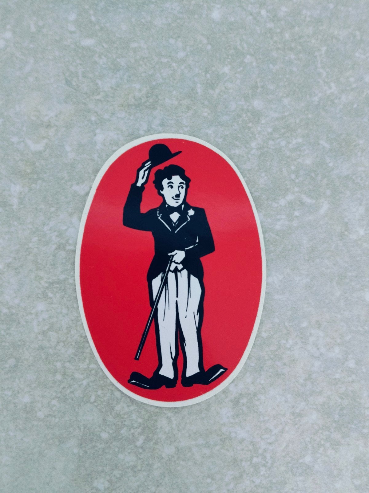 vintage sticker Charlie Chaplin, Collections, Enlèvement ou Envoi
