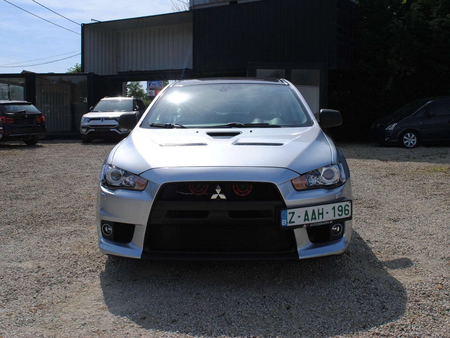 Mitsubishi Lancer Evo X 2.0 Turbo 4wd. Xenon / Automaat, Argent ou Gris, 217 kW, 4 portes, Entreprise