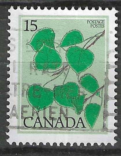 Canada 1977 - Yvert 637 - Peuplier d'Amérique (ST), Envoi, Affranchi