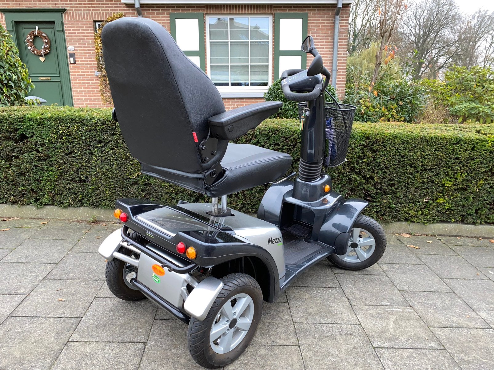 Scooter électrique L & M Mezzo 4 voiturette handicapé, Enlèvement ou Envoi, Pliant, Comme neuf, Fauteuil roulant électrique
