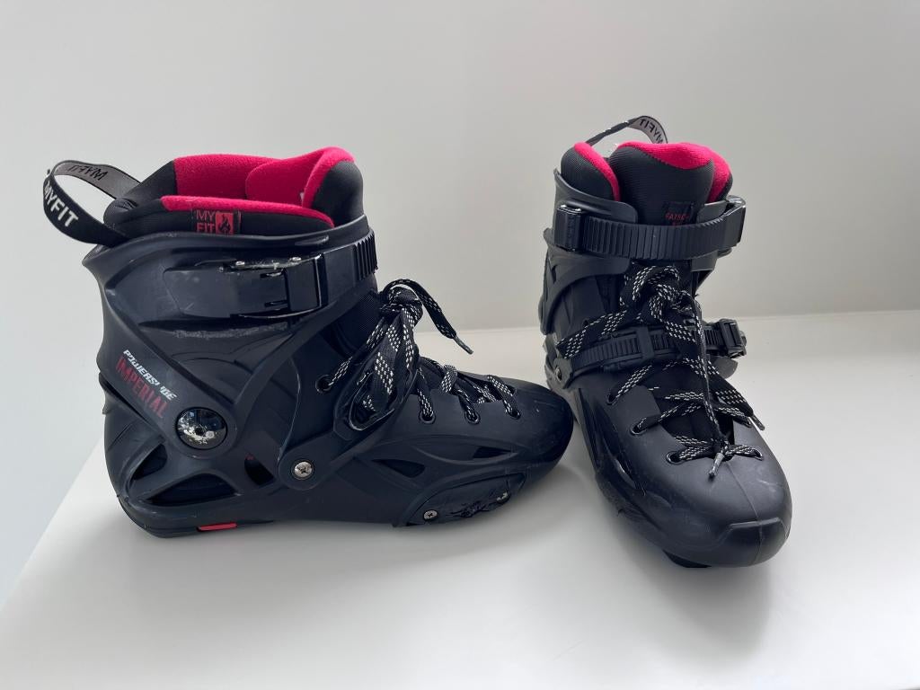 Chaussures de skate Powerslide Imperial rouges taille 39-40, Utilisé, Autres types, Powerslide, Femmes