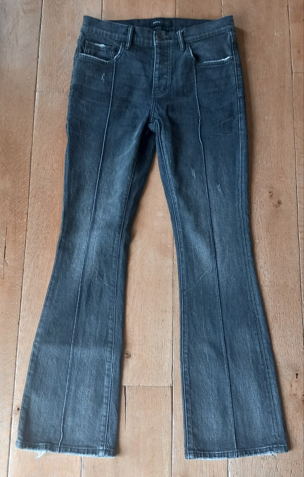 PURPLE BRAND P004 Bootcut Flare Jeans, Gris, Enlèvement ou Envoi, Comme neuf, W30 - W32 (confection 38/40)