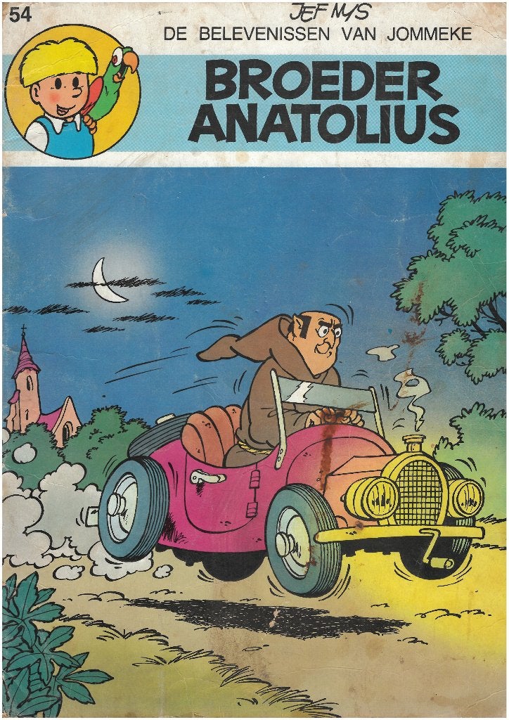 Jommeke - Broeder Anatolius - nr. 54, Boeken, Gelezen, Eén stripboek, Jef Nys., Ophalen of Verzenden