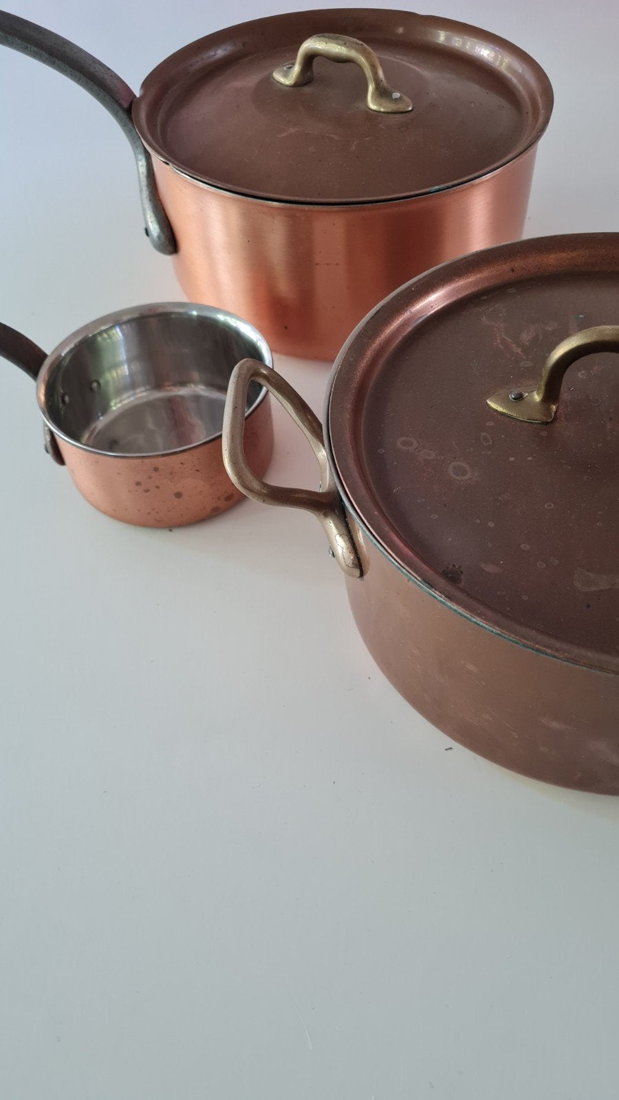Koperen pot en pannen Culinox, Huis en Inrichting, Keuken | Potten en Pannen, Ophalen of Verzenden