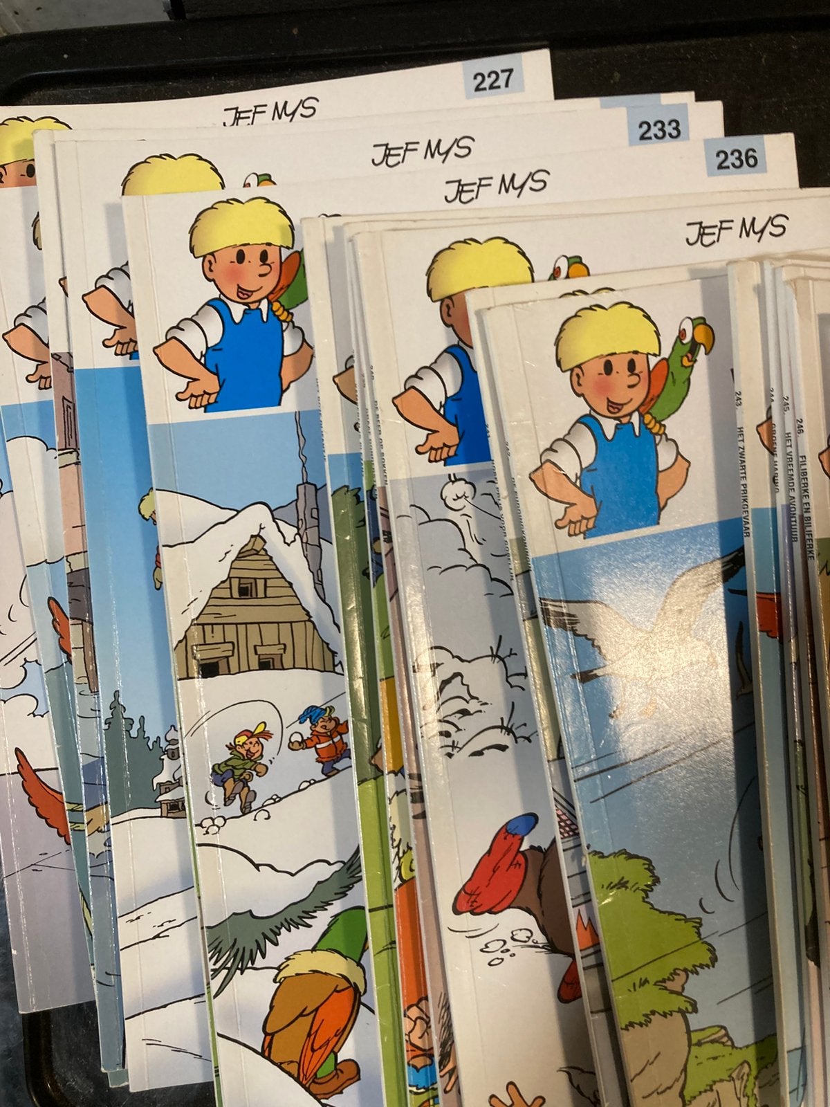 Strips Jommeke, Meerdere stripboeken, Ophalen, Gelezen
