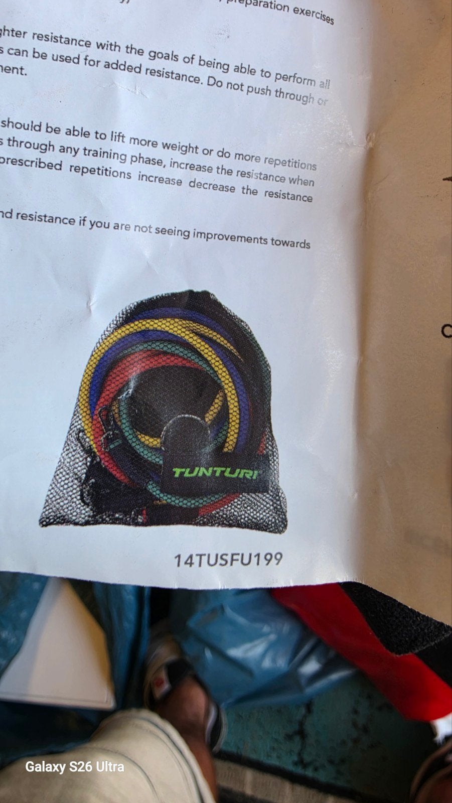 différentes résistances, élastiques, fitness, Sports & Fitness, Neuf, Enlèvement ou Envoi, Autres types, Autres matériaux