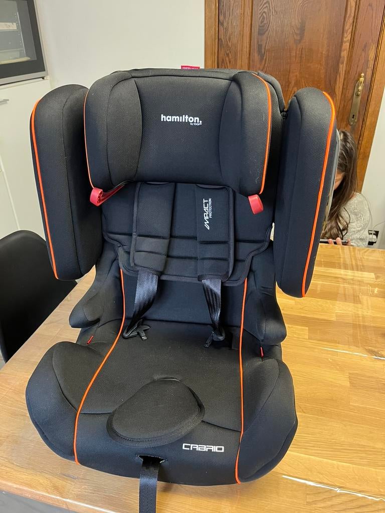 Hamilton Cabrio by yoop autostoel, Enfants & Bébés, Sièges auto, Comme neuf, 9 à 36 kg, Isofix, Dossier réglable, Protection latérale
