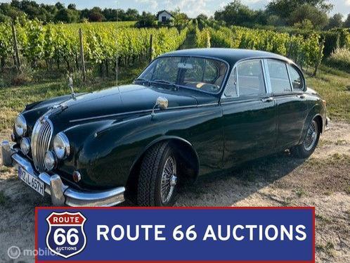 Jaguar MK2 | 1967 | Route 66 Auctions, Auto's, Zwart, Bedrijf, Handgeschakeld, Overige carrosserie