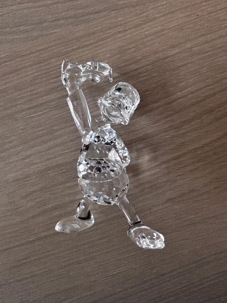 Swarovski Disney Donald Duck beeldje als nieuw, Verzamelen, Ophalen of Verzenden, Donald Duck, Zo goed als nieuw, Beeldje of Figuurtje