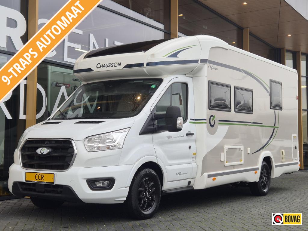 Chausson Titanium Ultimate 788 170 pk Face to face 2024, Caravans en Kamperen, Automaat, Ringverwarming, Koelkast, Diesel