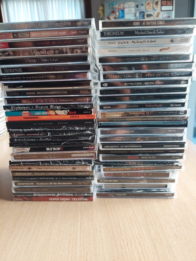 130 Metal cd's, nieuwstaat, Enlèvement ou Envoi, Comme neuf, Metal
