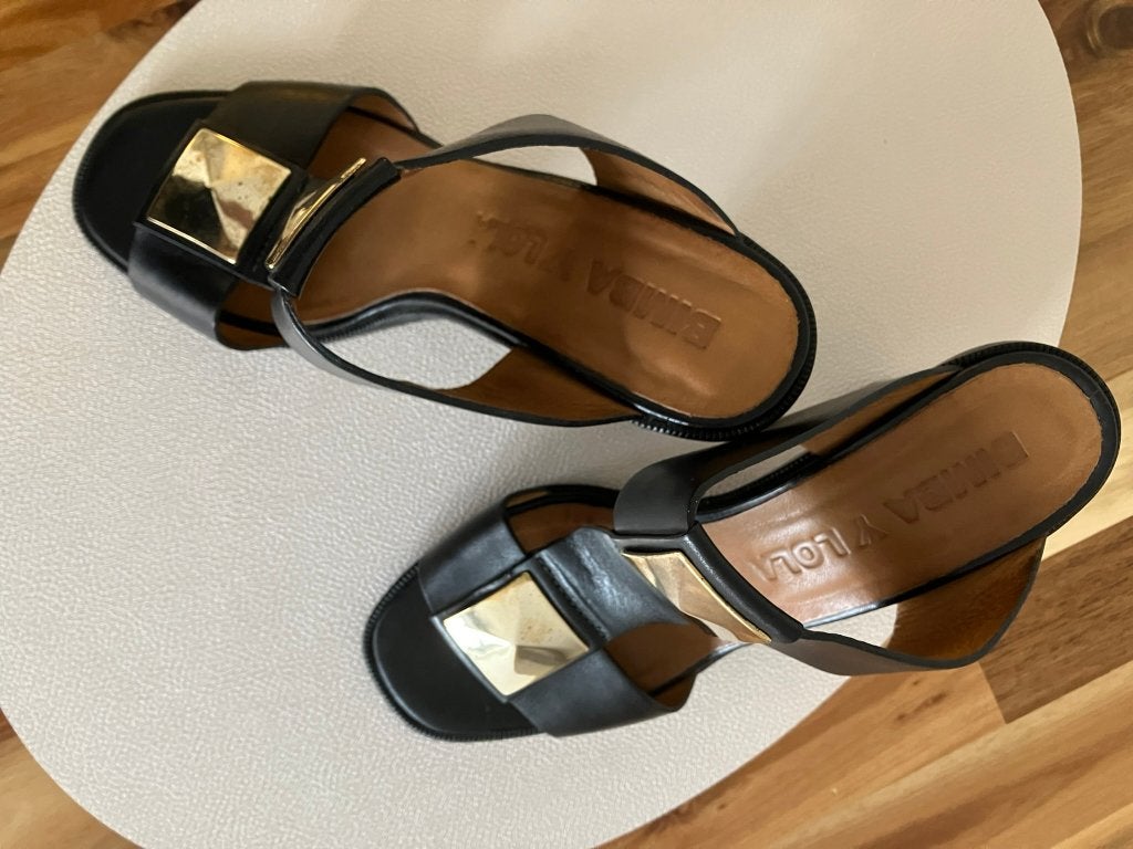 Sandalen Bimba y Lola maat 38, Kleding | Dames, Schoenen, Bimba y Lola, Zwart, Zo goed als nieuw, Sandalen of Muiltjes