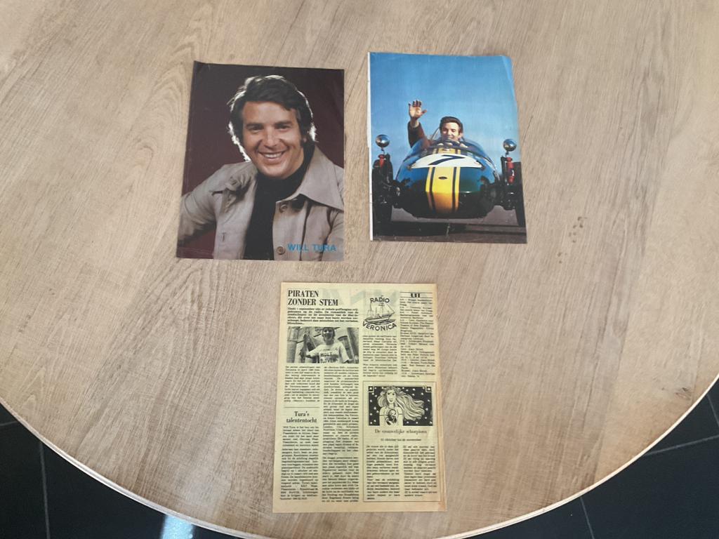 Will tura 2 losse blaadjes en tekst van de jaren 70, Verzamelen, Ophalen