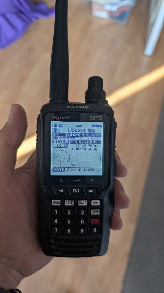 Yaesu FTA-750L Airband radio, Télécoms, Émetteurs & Récepteurs, Enlèvement ou Envoi, Comme neuf, Émetteur et Récepteur